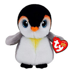 М'які тварини - М'яка іграшка TY Beanie babies Пінгвін Понго 15 cм (42121)