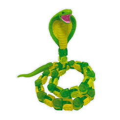 Фігурки тварин - Фігурка Klixx Creaturez Fidget Кобра зелена (KX130_B)