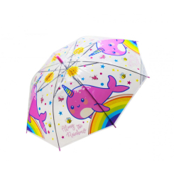 Зонты и дождевики - Зонтик детский Metr+ MK 3612-1 Нарвал (25019)