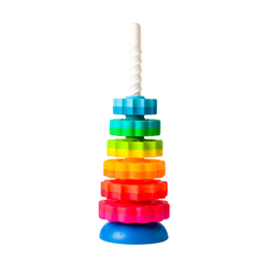Розвивальні іграшки - Пірамідка Fat Brain toys SpinAgain гвинтова (F110ML)