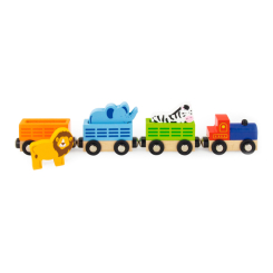 Железные дороги и поезда - Дополнительный набор к железной дороге Viga Toys Поезд с животными (50822)