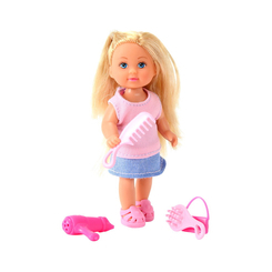 Куклы - Кукла Steffi & Evi Love Эви в розовой кофточке и мини-набор аксессуаров для стилиста (5734830-2)