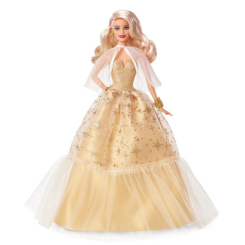 Ляльки - Лялька Barbie Святкова в розкішній золотистій сукні (HJX04)