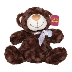 Мягкие животные - Медведь GRAND коричневый с бантом 25 см (2502GMB)