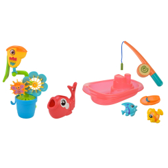 Іграшки для ванни - Набір іграшок для ванни Країна Іграшок Квітка та риболовля (2611-1) Іграшки для ванни - Набір іграшок для ванни Країна Іграшок Квітка та риболовля (2611-1)