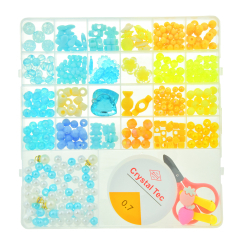 Набори для творчості - Набір для творчості Shantou Jinxing Бісер жовтий і блакитний в асортименті (PL-15/01/05) Набори для творчості - Набір для творчості Shantou Jinxing Бісер жовтий і блакитний в асортименті (PL-15/01/05)