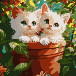 Товары для рисования - Картина по номерам Strateg Объятия котиков 30 х 30 см (ES-0906) Товары для рисования - Картина по номерам Strateg Объятия котиков 30 х 30 см (ES-0906)