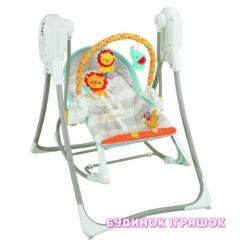 Крісла-качалки - Масажне крісло-гойдалка Делюкс 3 в 1 Fisher-Price (BFH07)