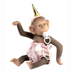 Мягкие животные - Пупс Munecas De Cuna Обезьянка с обручем 36 см (8436587142468)