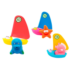 Игрушки для ванны - Набор игрушек для ванны Baby Team Веселый серфер ассортимент (9007)