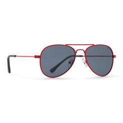 Сонцезахисні окуляри - Сонцезахисні окуляри INVU Авіатори червоні (1500C_K) (K1500C)