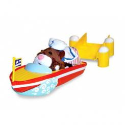 Фигурки животных - Игровой набор Лодка с причалом для хомячка Zhu Zhu Pets (86681)