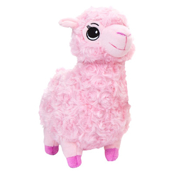 М'які тварини - М'яка іграшка PMS Альпака рожева 25 см (470807-1)