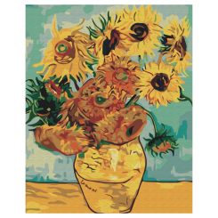 Товари для малювання - Картина за номерами Brushme Соняшники. Ван Гог (BS51337) Товари для малювання - Картина за номерами Brushme Соняшники. Ван Гог (BS51337)