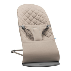 Розвивальні килимки, крісла-качалки - Шезлонг BabyBjorn Balance пісочно-сіра сітка (7317680060174)