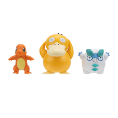 Фігурки персонажів - Набір фігурок Pokemon W19 Чармандер, Галарський дарумака, Псайдак (PKW3598)