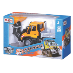 Транспорт и спецтехника - Автомодель Maisto City Services Unimog (21238)