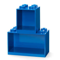 Боксы для игрушек - Набор полок-кирпичиков LEGO Lifestyle 4+8 синий (41171731)