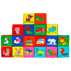 Розвивальні іграшки - ​Ігровий набір Macik Кубики (МС 090601-16)