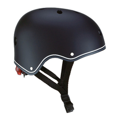 Защитное снаряжение - Защитный шлем Globber черный с фонариком  (505-120)
