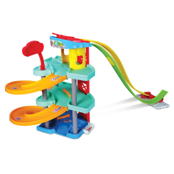 Автотреки - Игровой набор Bb Junior Гоночная башня с трамплином (16-88604)