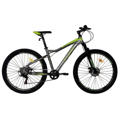 Велосипеды - Велосипед Atlantic Rubicon NX 27.5'' L/19'' Grey/Lime (5060948062466)