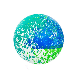 Спортивные активные игры - М'яч Rubber ball 9 дюймів синьо-зелений (MS 3587/2)