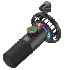 Микрофоны - Микрофон динамический Fifine USB Type-C RGB (K658)