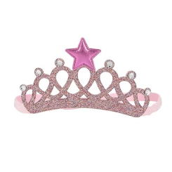 Бижутерия и аксессуары - Тиара Princess Mimi розово-перламутровая с блестками (0412890/3) Бижутерия и аксессуары - Тиара Princess Mimi розово-перламутровая с блестками (0412890/3)