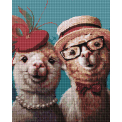 Мозаика - Алмазная мозаика Brushme Lucia Heffernan Милые ламы (DBS1231)