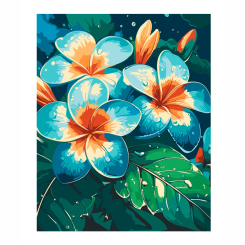 Товари для малювання - Картина за номерами Art Craft Плюмерії 40х50 см (13147-AC)