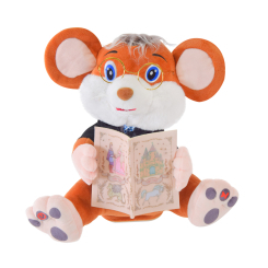 Мягкие животные - Интерактивная игрушка Shantou Jinxing Мышонок сказочник рыжий (PL-7067A) Мягкие животные - Интерактивная игрушка Shantou Jinxing Мышонок сказочник рыжий (PL-7067A)