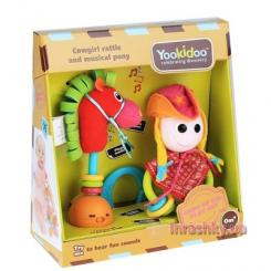 Брязкальця, прорізувачі - Іграшка брязкальце Веселий ковбой Yookidoo (40119)