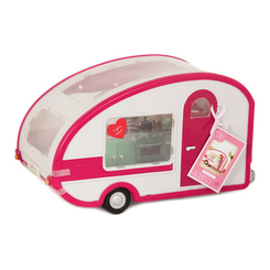 Транспорт и питомцы - Машинка Lori Розовый кемпер со световым эффектом (LO37011Z)