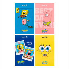 Канцтовари - Блокнот Kite Sponge Bob A6 в асортименті (SB25-195)