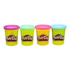 Набори для ліплення - Набір для ліплення Play-Doh Bright 4 кольори (B5517/B6510) ( B5517/B6510)