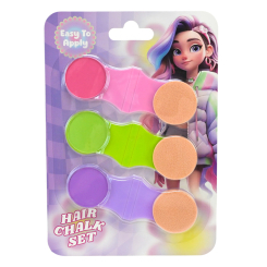 Косметика - Мел для волос Країна Іграшок 3 цвета (UKR2411/2)