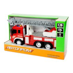 Транспорт и спецтехника - Пожарная машина Автопром 1:16 (7672B)