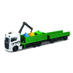 Транспорт и спецтехника - Грузовик Maisto Mini work machines Scania 770 S Recycling trailer (11682/05)