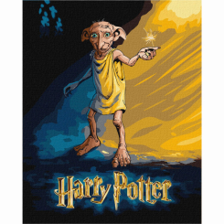 Товары для рисования - Картина по номерам Ідейка WB Harry Potter Постер с Добби 40 х 50 см (KHO5221)