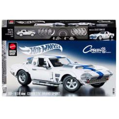 Конструкторы с уникальными деталями - Конструктор Hot Wheels Brick Shop Elite Corvette Grand Sport 918 деталей (JGR31)