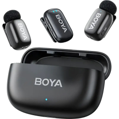 Микрофоны - Петличный микрофон Boya TRS for camera Black (mini-18)