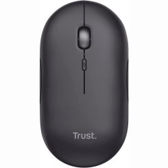 Клавіатура і миші - Мишка Trust Puck Rechargeable Ultra-Thin BT/WL Silent чорна (24059_TRUST)