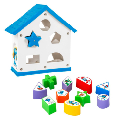Розвивальні іграшки - Сортер Tigres Будиночок розвиваючий (40068)