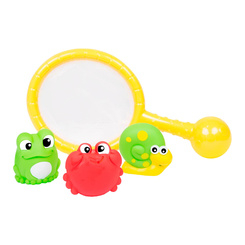 Іграшки для ванни - Набір іграшок  для ванни Bebelino Риболовля із сачком (57011)