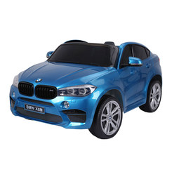 Електромобілі - Дитячий електромобіль Kidsauto BMW X6M синій металік (JJ2168/JJ2168-1)
