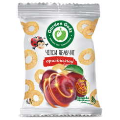 Солодощі - Чіпси яблучні Garden Gadz оригінальні 40 г (4820240850045)