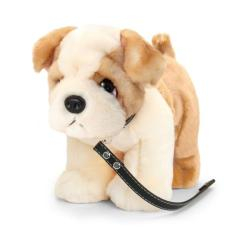 Мягкие животные - Мягкая игрушка Keel Toys Бульдог на поводке 30 см (SD2568/6)