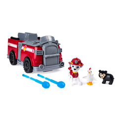 Фігурки персонажів - Машинка-трансформер Paw patrol Рятувальний автомобіль-станція із Маршалом (SM16770/8903)