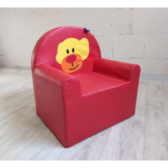 Детская мебель - Кресло детское Tia-Sport Песик красный (sm-0482) (634)